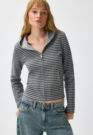House, GESTREIFTES SWEATSHIRT - Mikina so zipsom - stripes