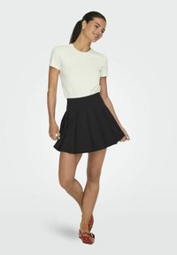ONLY EVIN LIFE HW - Falda acampanada - black
