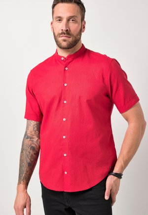MANCHES COURTES ET COL OFFICIER MODERN - Camicia - red
