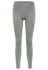 Hummel SEAMLESS MID - Tights - lilypad melange