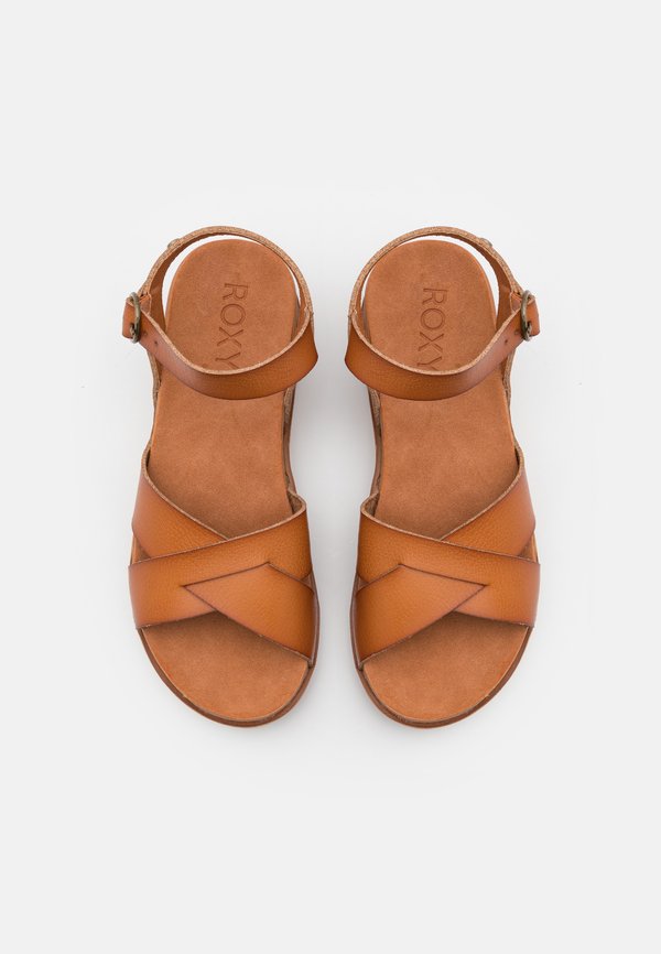 KAMILA - Wedge sandals - tan3