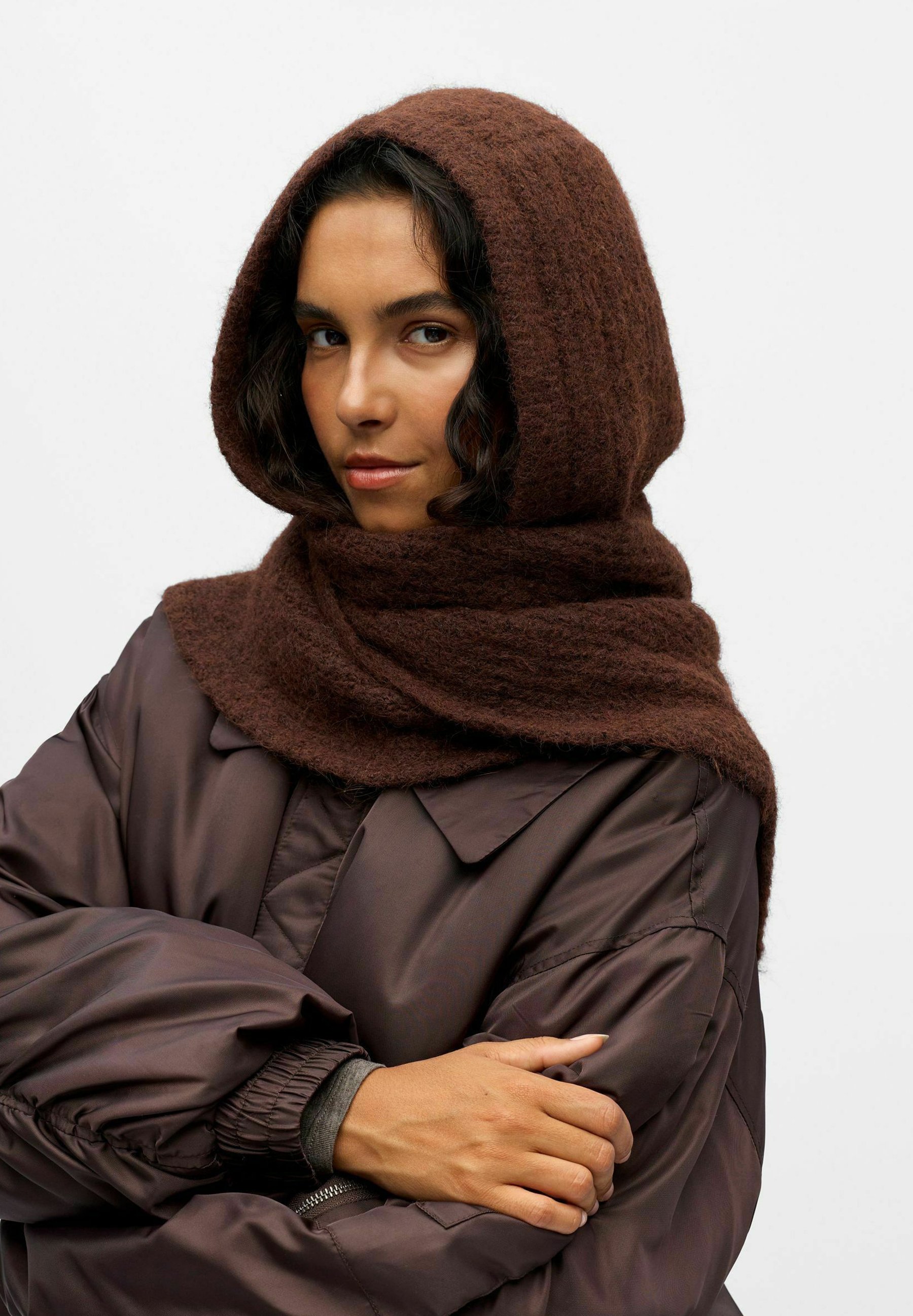 Object SCHAL BALACLAVA - Headscarf - seal brown/brown - Zalando.co.uk