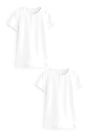 THERMAL 2 PACK BOW TRIM T-SHIRTS - Paprasti marškinėliai - white