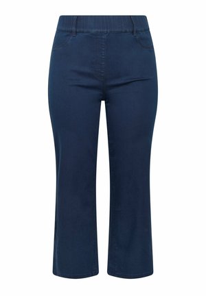 Evans, PLUS SIZE WIDE LEG JEANS - Wide Leg - indigo