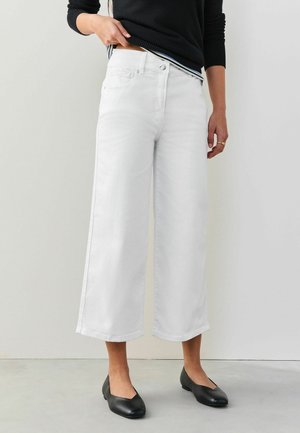 LIFT CROPPED - Wide leg - white