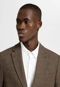 Selected Homme KARIERTER - Kavaj - brownie