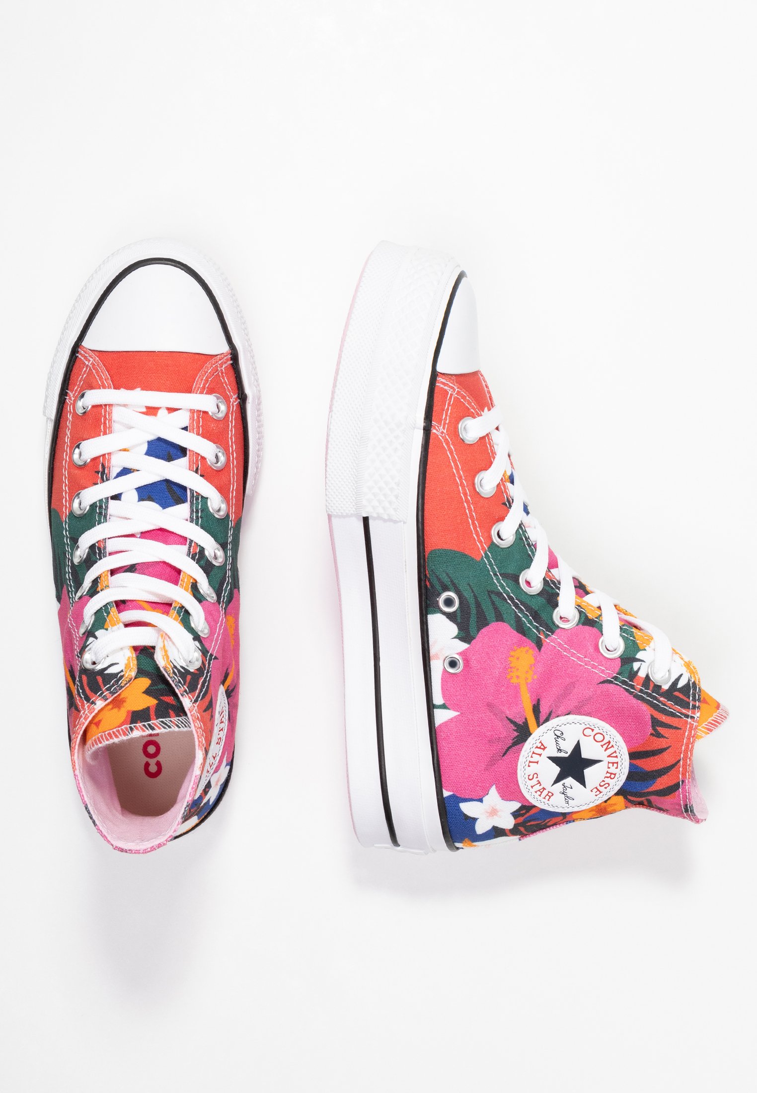 chuck taylor all star paradise prints lift high top