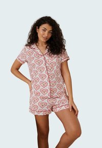 Chelsea Peers - ROSE HEART SET - Pyjama set - white Thumbnail Image 1
