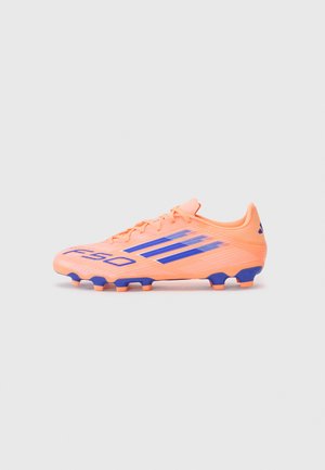 adidas Performance F50 LEAGUE MULTI GROUND FOOTBALL BOOTS - Futbola apavi, cieta zeme - beam orange/lucid blue/white