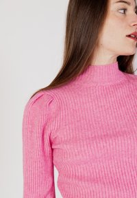 ONLY ONLKATIA L/S HIGHNECK - Maglione - rosa fluo