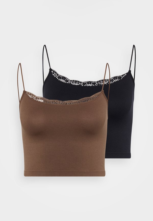 ONLVICKY BASIC CROP TOP 2 PACK  - Undershirt4
