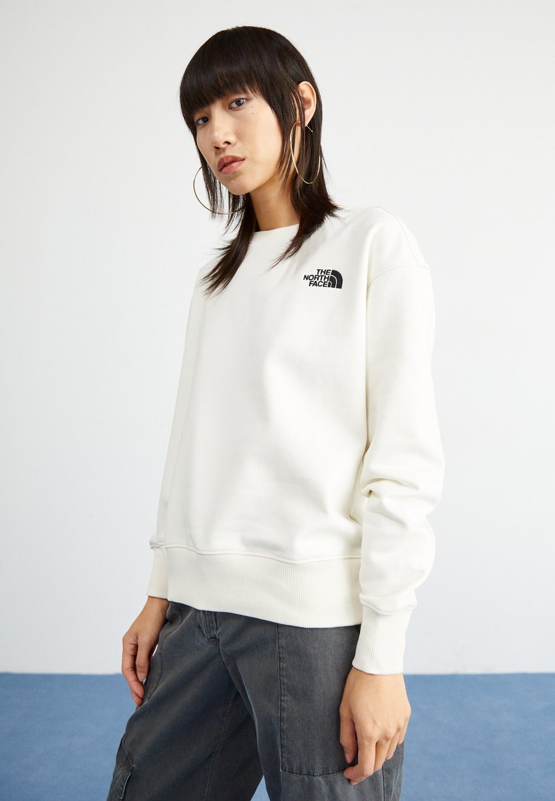 The North Face ESSENTIAL CREW - Sudadera - white dune