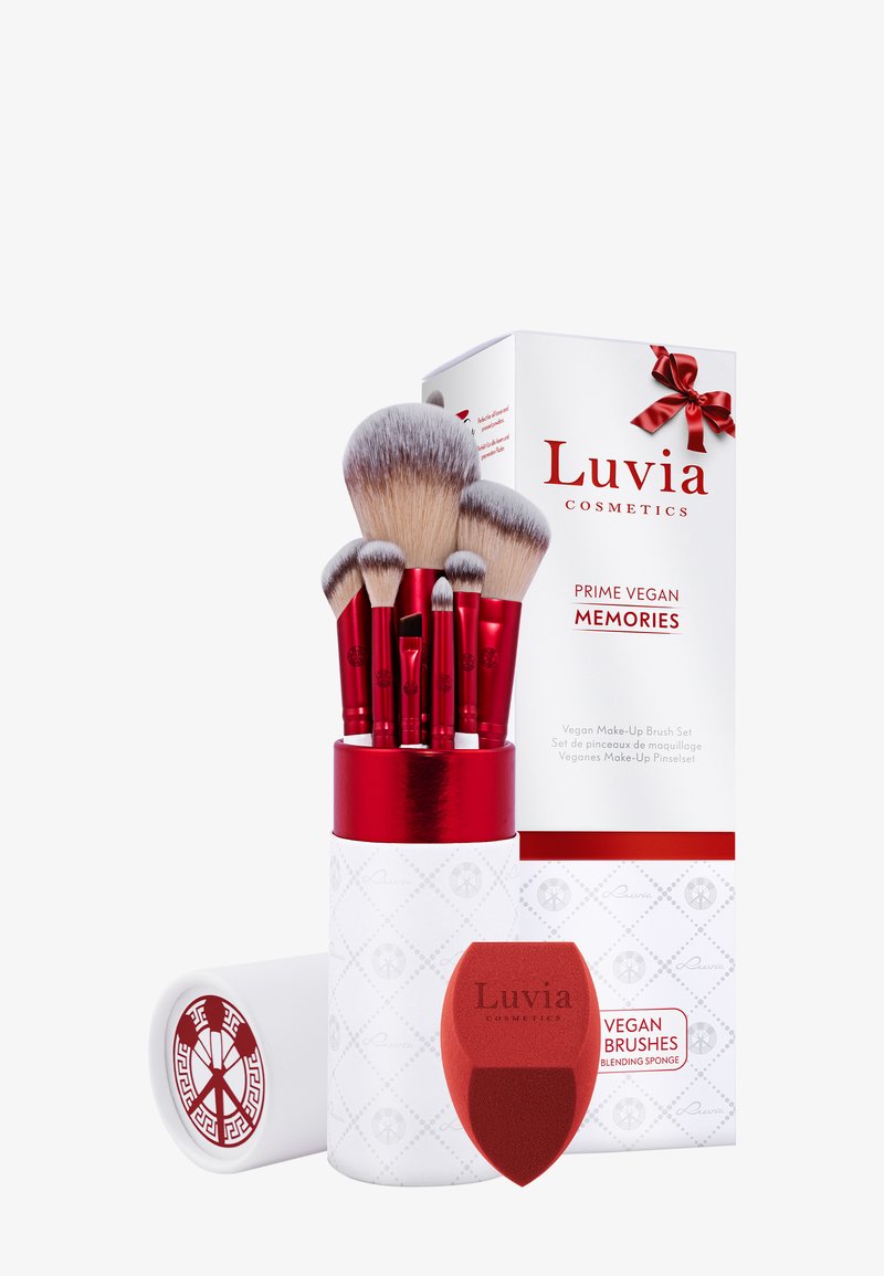 Luvia Cosmetics - PRIME VEGAN MEMORIES - Sminkborstset - red - pearl, Förstora
