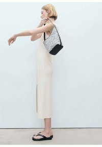 Mango MUSHU - Vestito lungo - off-white