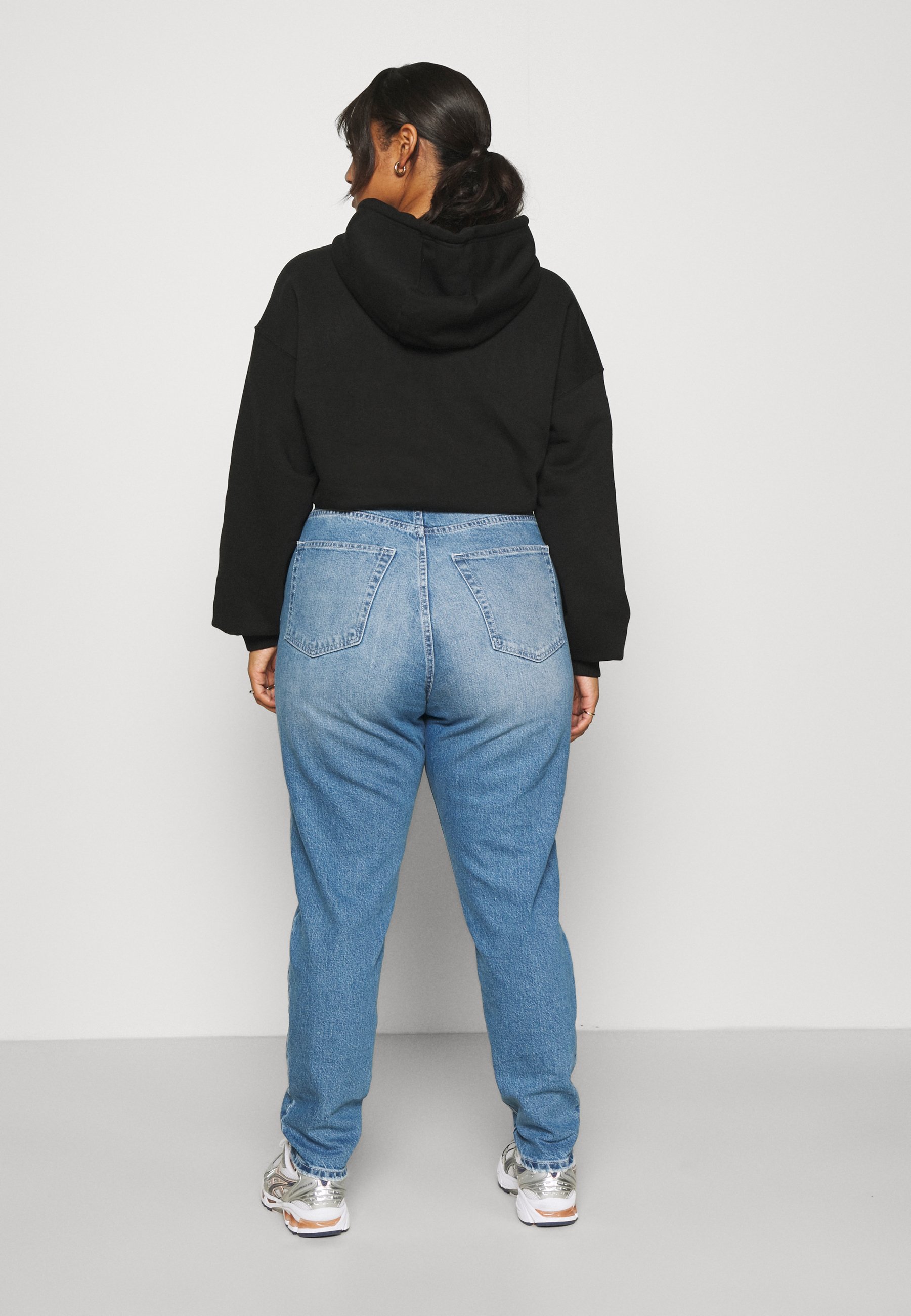 Dr.Denim Plus NORA - Prigludę džinsai - mid stone stretch/mėlynų džinsų -  Zalando.lt