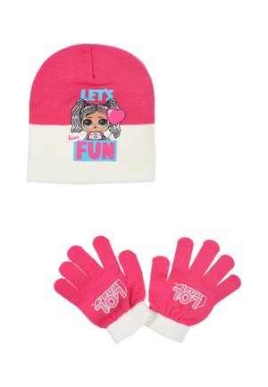 WINTER-SET 2-TLG - Gloves - pink
