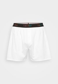 BOXER TRAD PRIDE COTTON POPLIN - Pidžamas apakšdaļa - white