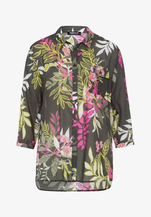Button-down blouse - green