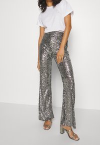 Pepe Jeans Tygbyxor - silver-coloured