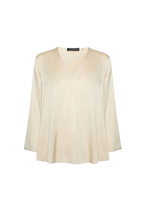 Elena Mirò, BLUSA STRETCH - Bluse - beige