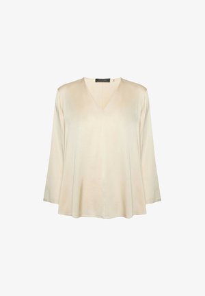 Elena Mirò, BLUSA STRETCH - Blouse - beige