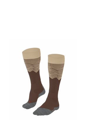 FALKE, SK4 ADVANCED SKIING KNIESTRÜMPFE - Knee high socks - chestnut