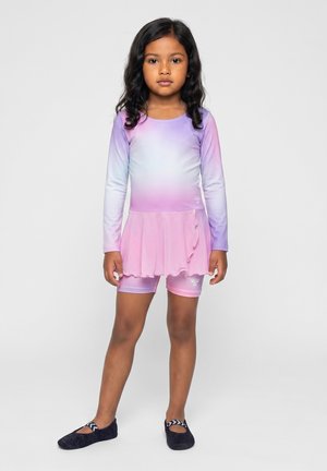 Hummel, HUMMEL HMLJR GRADIENT SKIRTY GYMSUIT L/S - Freizeitkleid - pastel lavender