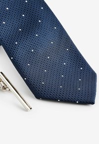 Next TEXTURED WITH 2 PACK REGULAR - Tie - navy blue floral polka dot