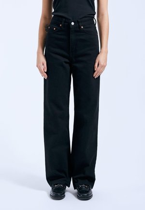 ECHO - Straight leg jeans - black