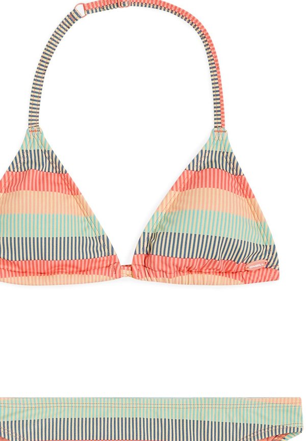 ESSENTIALS TRIANGLE SET - Bikini - stipple stripe2