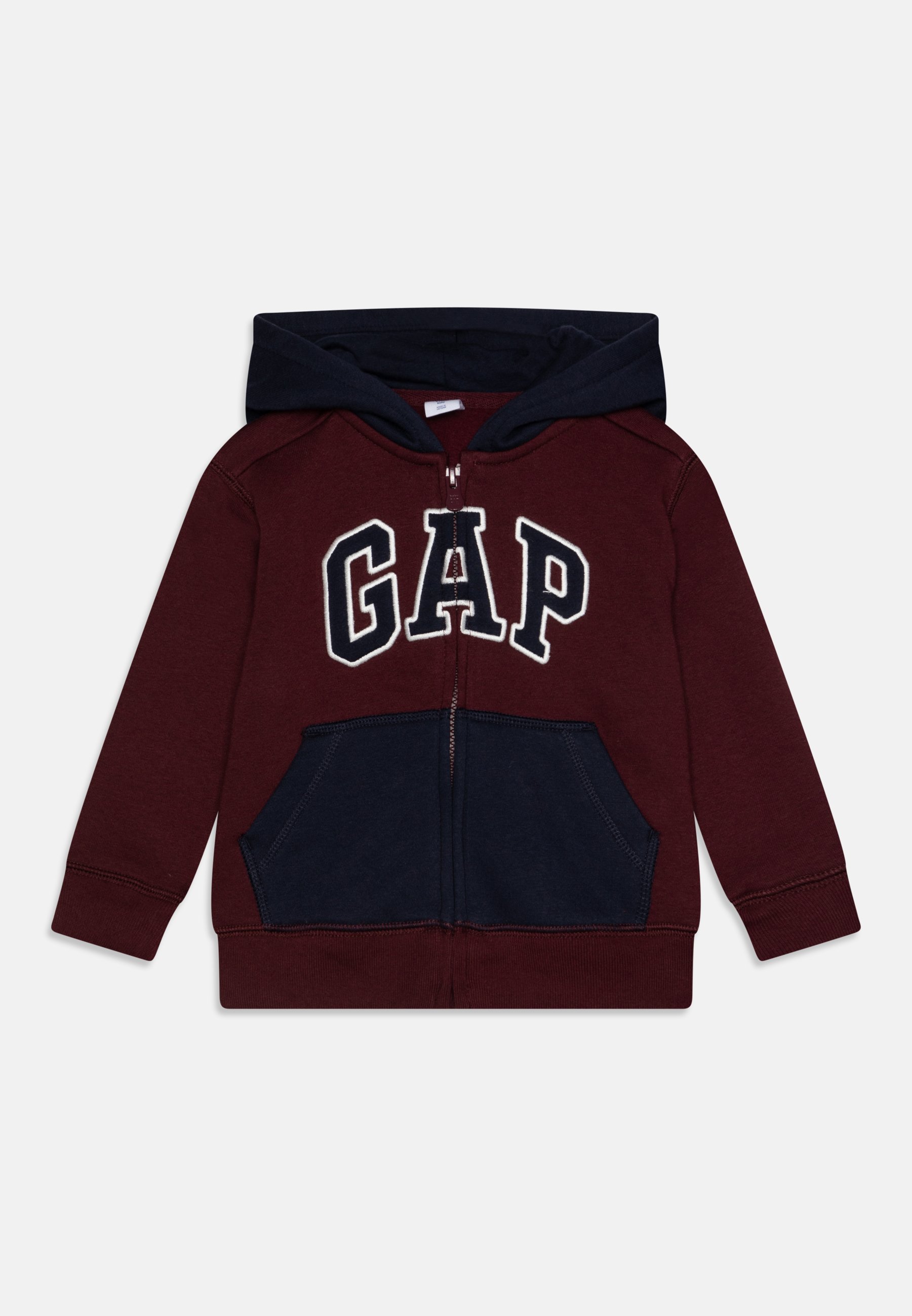GAP LOGO TODDLER BOY - Zip-up sweatshirt - noir/red/bordeaux - Zalando.de
