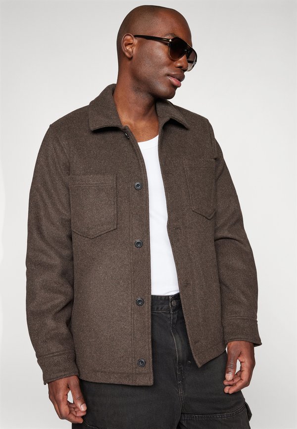 PALLY SHIRT JACKET  - Light jacket - chocolate torte2