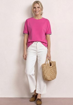 Street One, T-shirt basic - magenta dream
