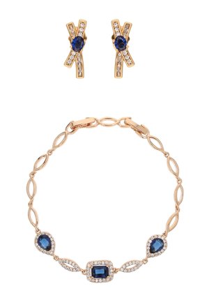 SET - Oorbellen - rose gold-coloured navy