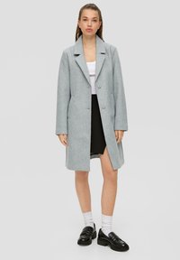 QS Halflange jas - grau meliert