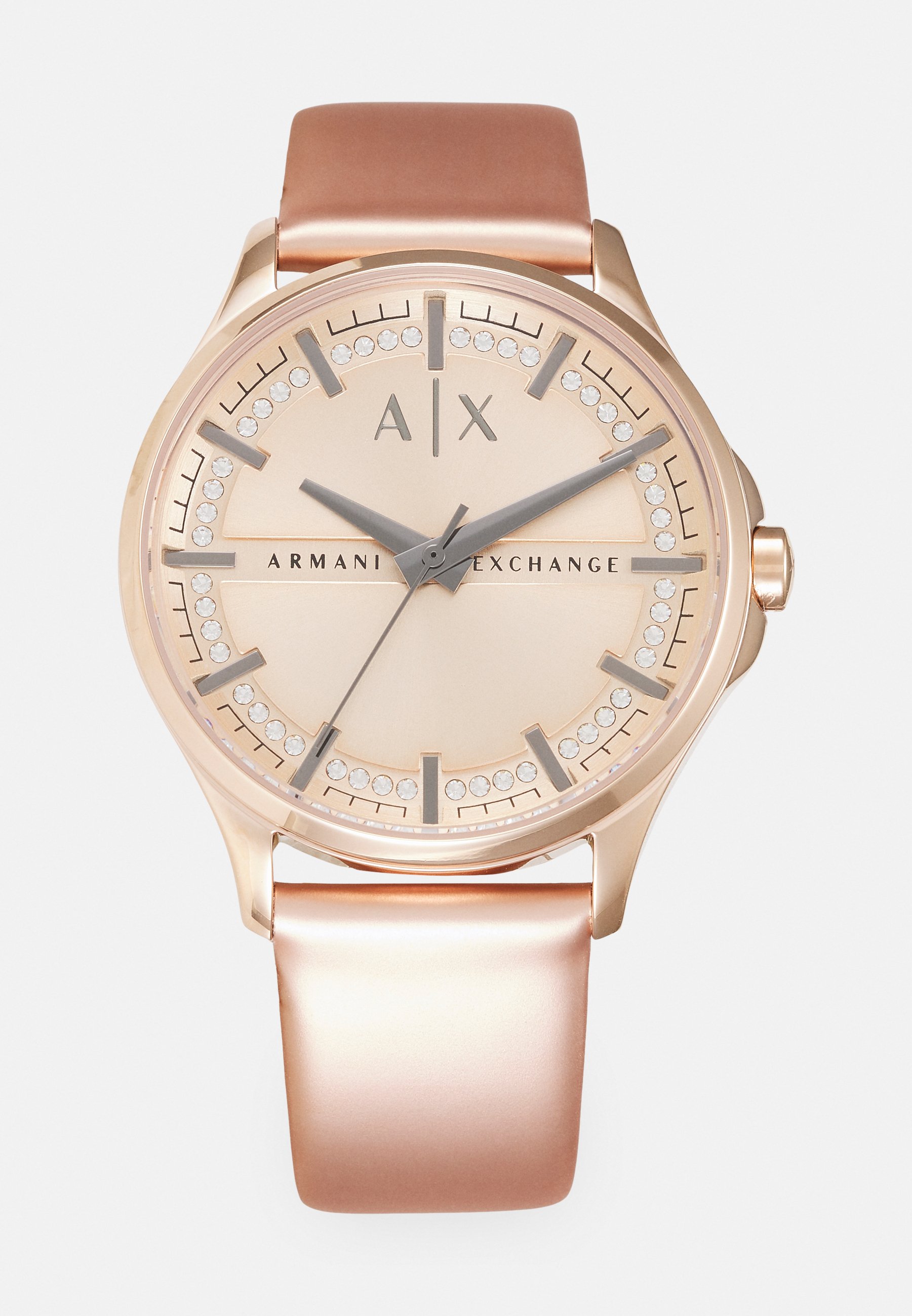armani exchange rose gold watch ladies