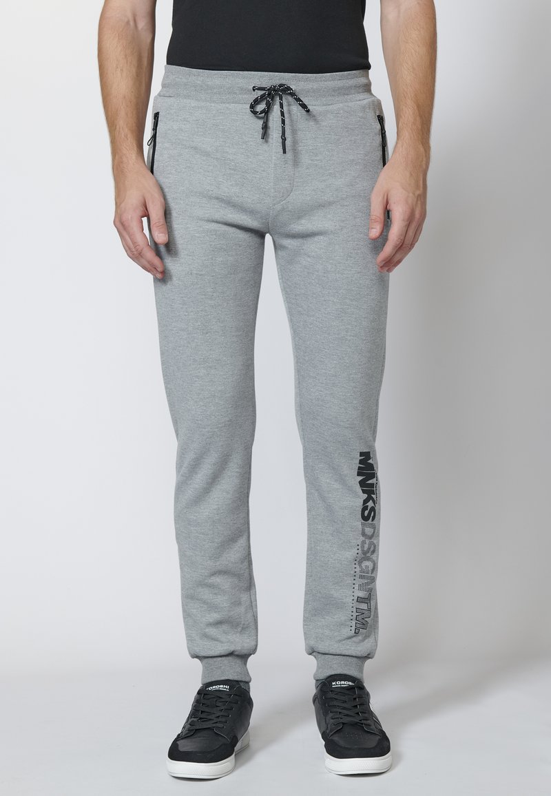 Deyeek Pantalon De Jogging Homme Déchirant Avec Boutons Pressions Latéraux - Idéal Post-opératoire Et Sport