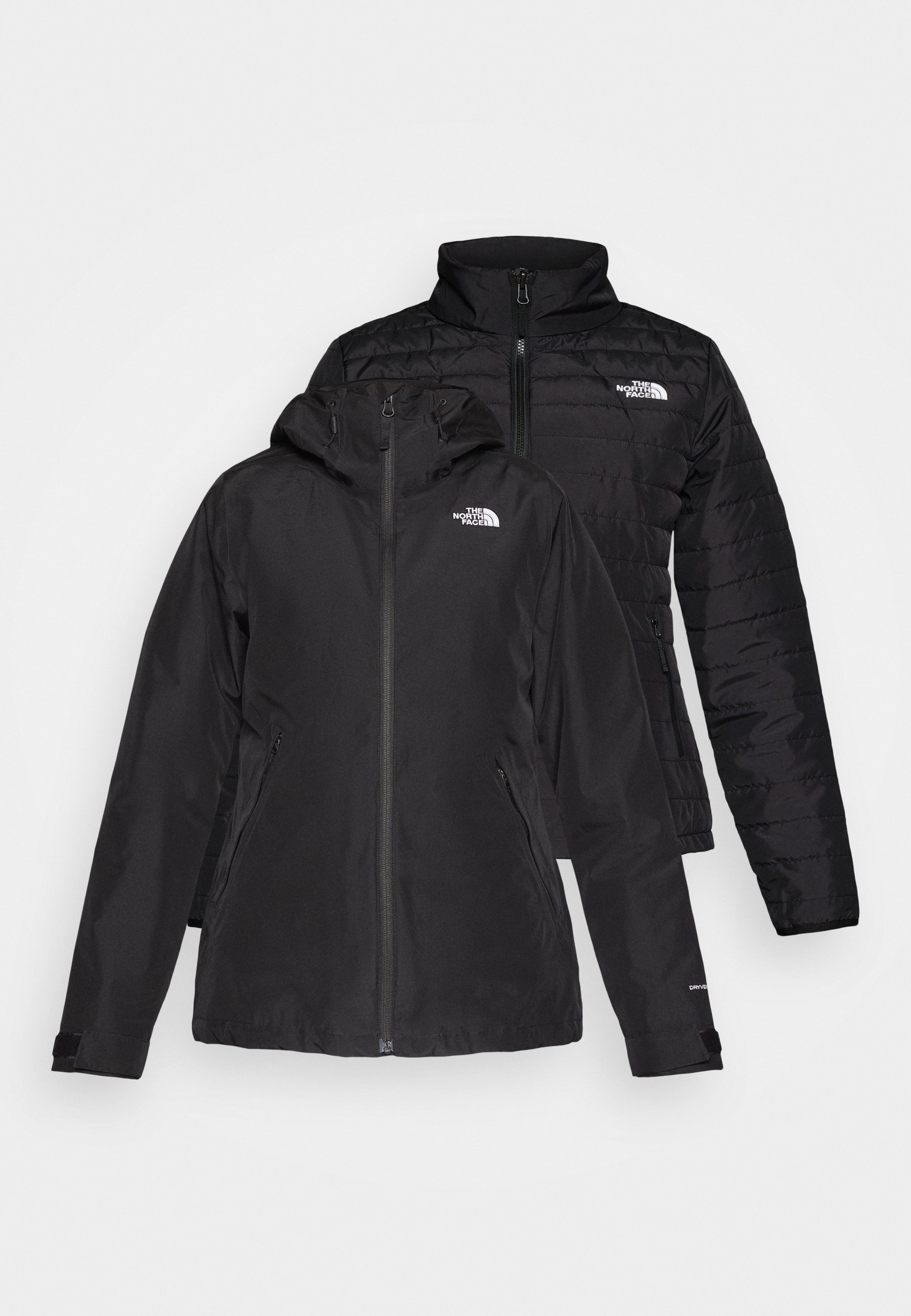 The North Face CARTO TRICLIMATE HOODED JACKET 2-IN-1 - Hardshellová bunda - black