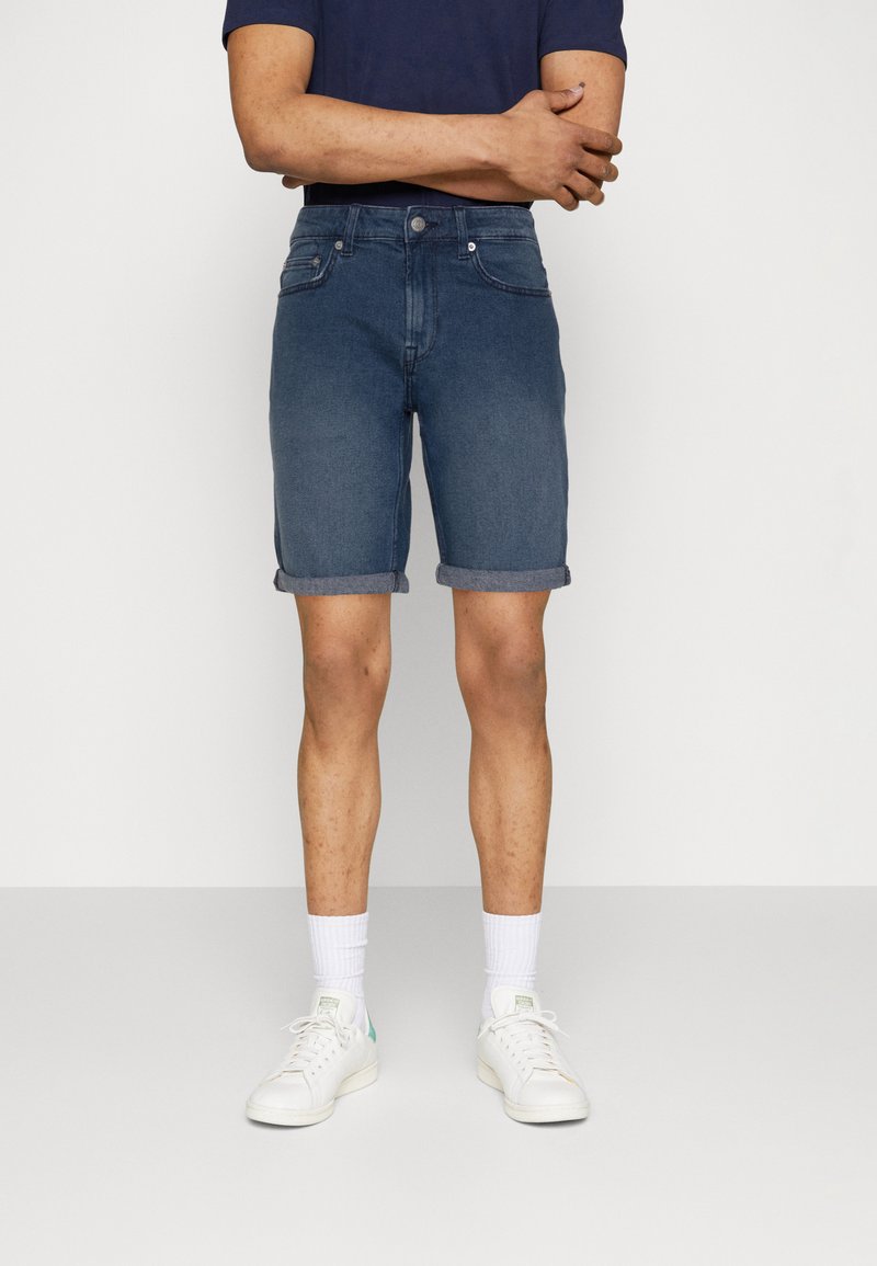 Only & Sons ONSPLY MID Denim shorts dark medium/blue denim/dark