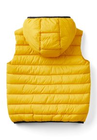 United Colors of Benetton PADDED WITH HOOD - Väst - yellow