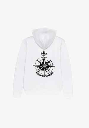 FOLLOW YOUR DREAMS UNISEX - Hoodie - white