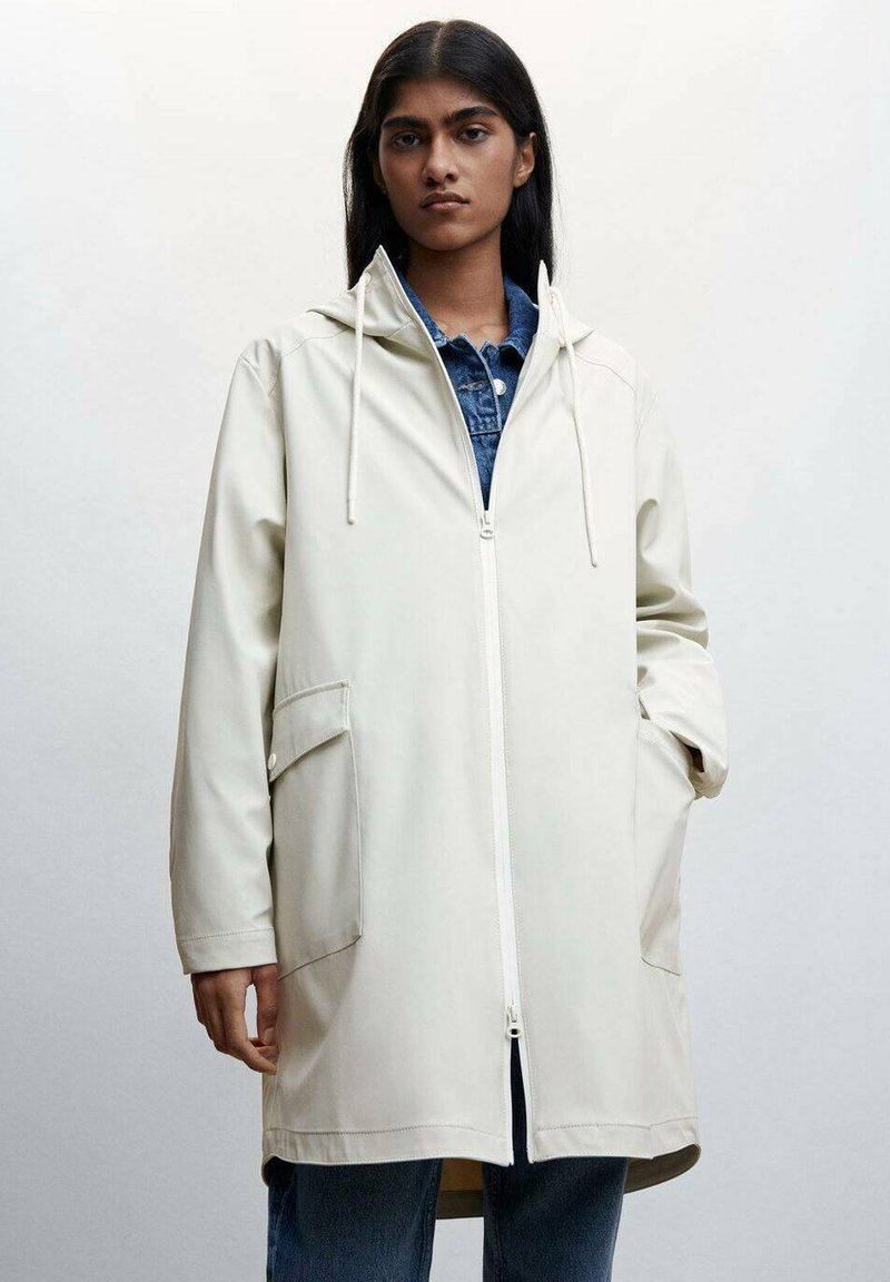 Mango Parka/mleczny Zalando.pl