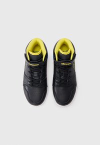 Kappa RERNAL UNISEX - Baskets montantes - black/yellow