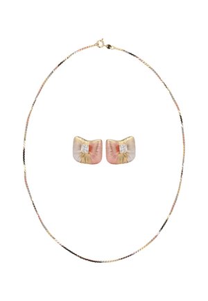 SET - Fülbevalók - gold rose-coloured silver-coloured