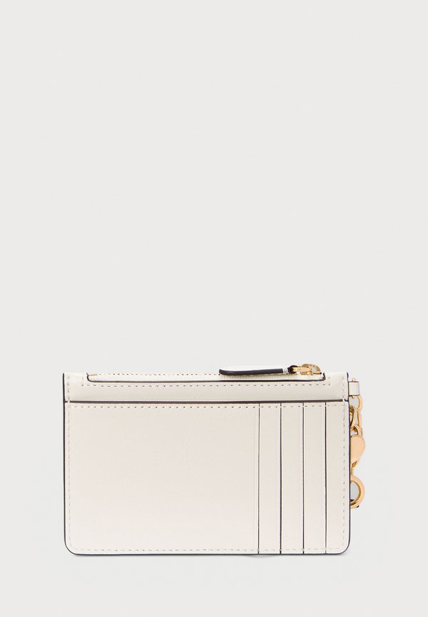 HEART CHARM LEATHER ZIP CARD CASE - Wallet2