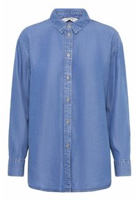 BYKOSMO - Nööpidega pluus - mid blue denim