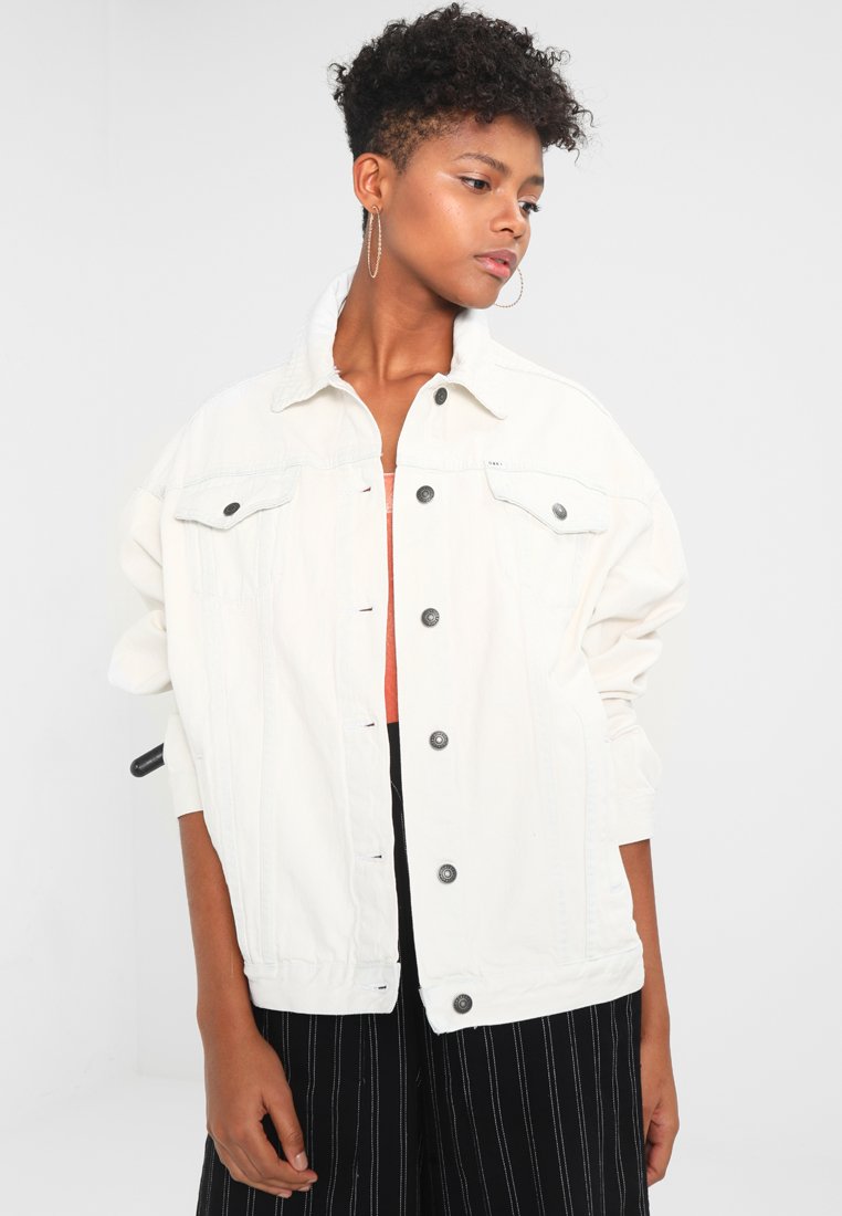 white wash denim jacket