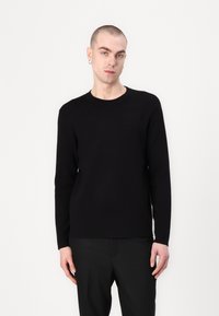 Samsøe Samsøe - GUNAN CREW NECK - Vesta - black Minijatura 1