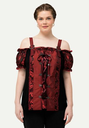 CORSET - Bluse - wine red