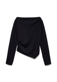 VMMILLE BOATNECK - Pikkade varrukatega topp - black